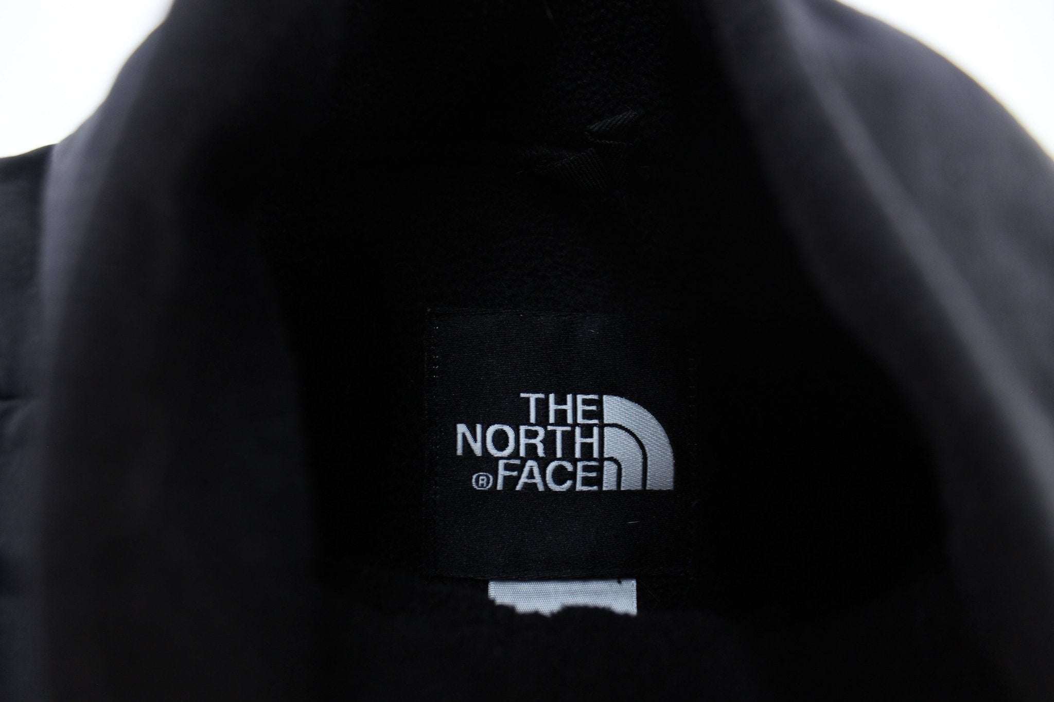 Women's The North Face Embroidered Logo Black Denali Jacket - ThriftedThreads.com