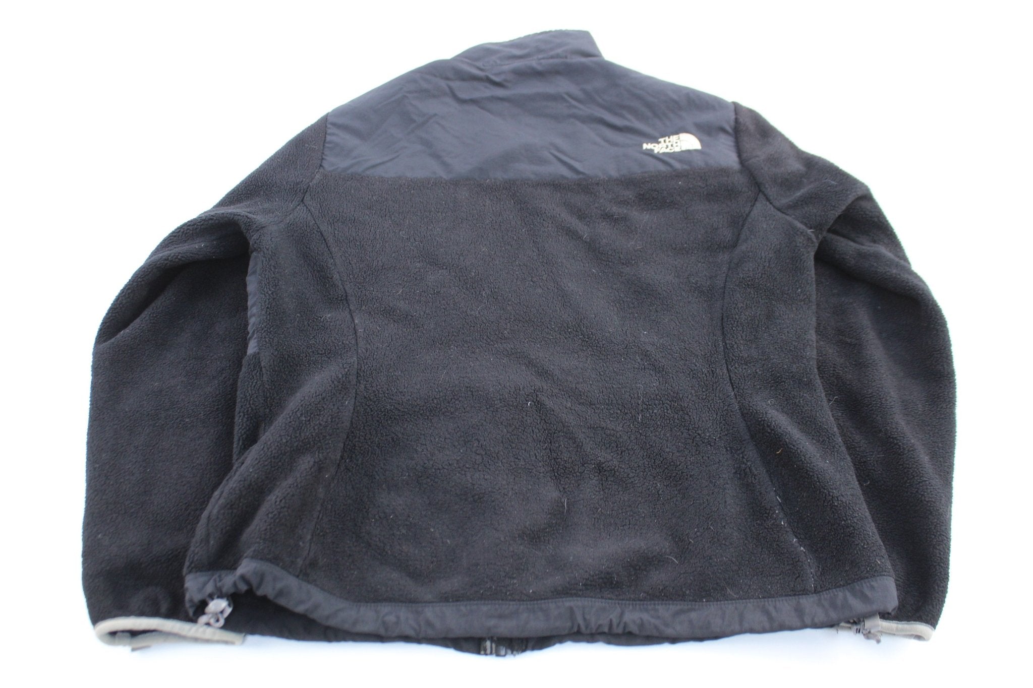 Women's The North Face Embroidered Logo Black Denali Jacket - ThriftedThreads.com