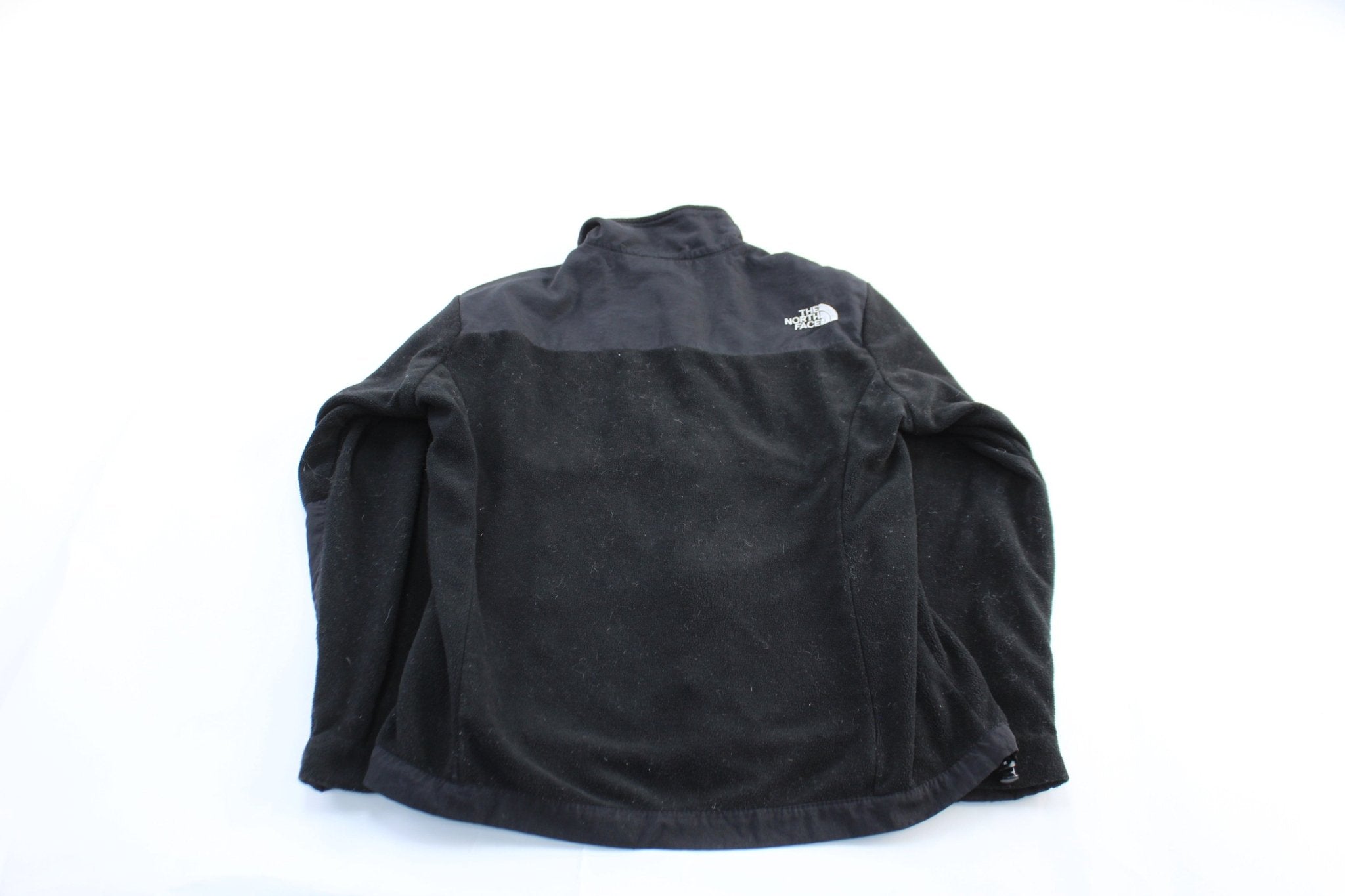 Women's The North Face Embroidered Logo Black Denali Jacket - ThriftedThreads.com