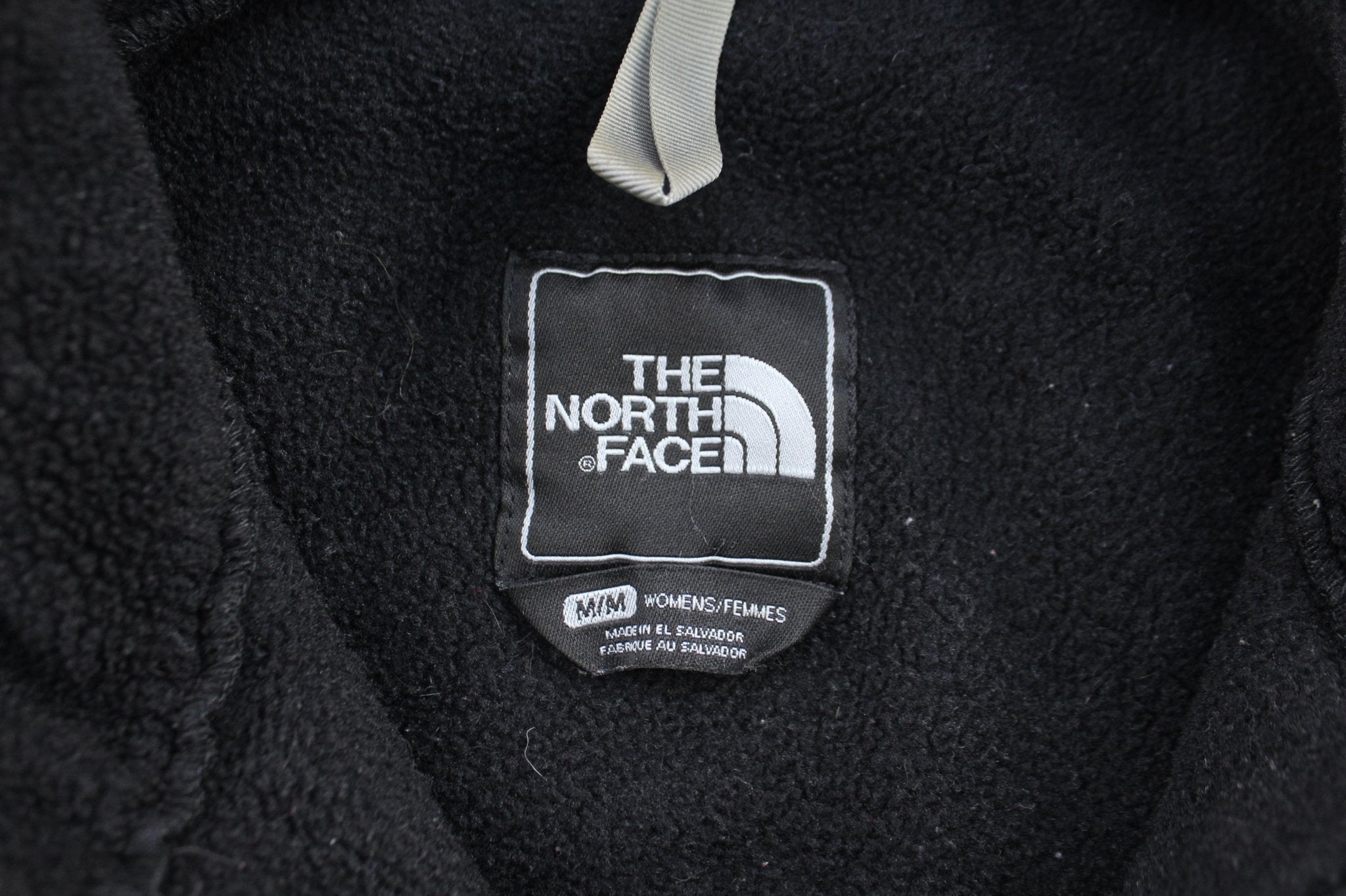 Women's The North Face Embroidered Logo Black Denali Jacket - ThriftedThreads.com