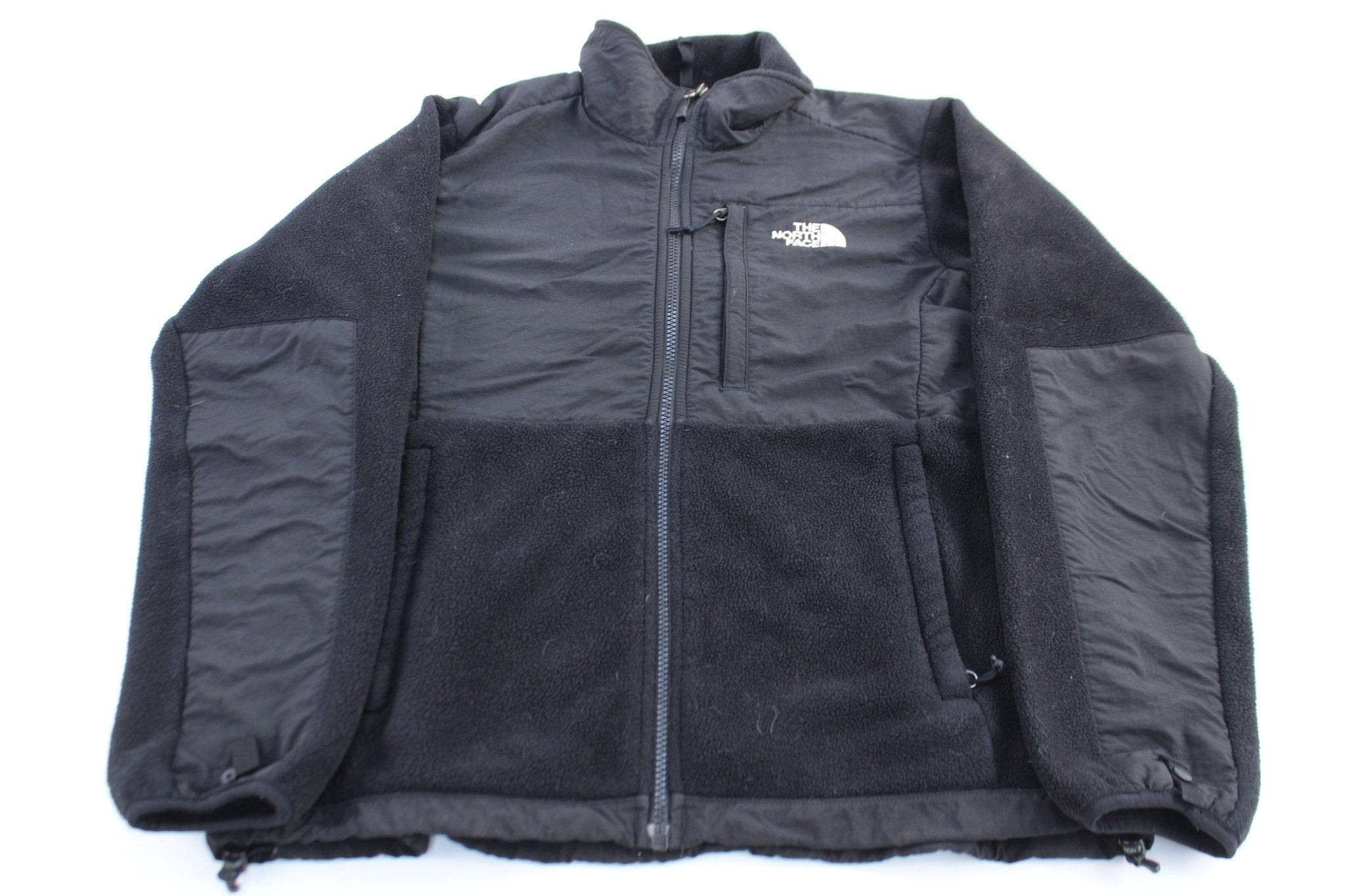 Women's The North Face Embroidered Logo Black Denali Jacket - Jackets - Thrifted Threads