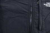 Women's The North Face Embroidered Logo Black Fleece Jacket - ThriftedThreads.com