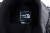 Women's The North Face Embroidered Logo Black Fleece Jacket - ThriftedThreads.com