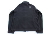 Women's The North Face Embroidered Logo Black Fleece Jacket - Jacket - Thrifted Threads