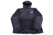 Women's The North Face Embroidered Logo Black Full Zip Jacket - Jacket - Thrifted Threads