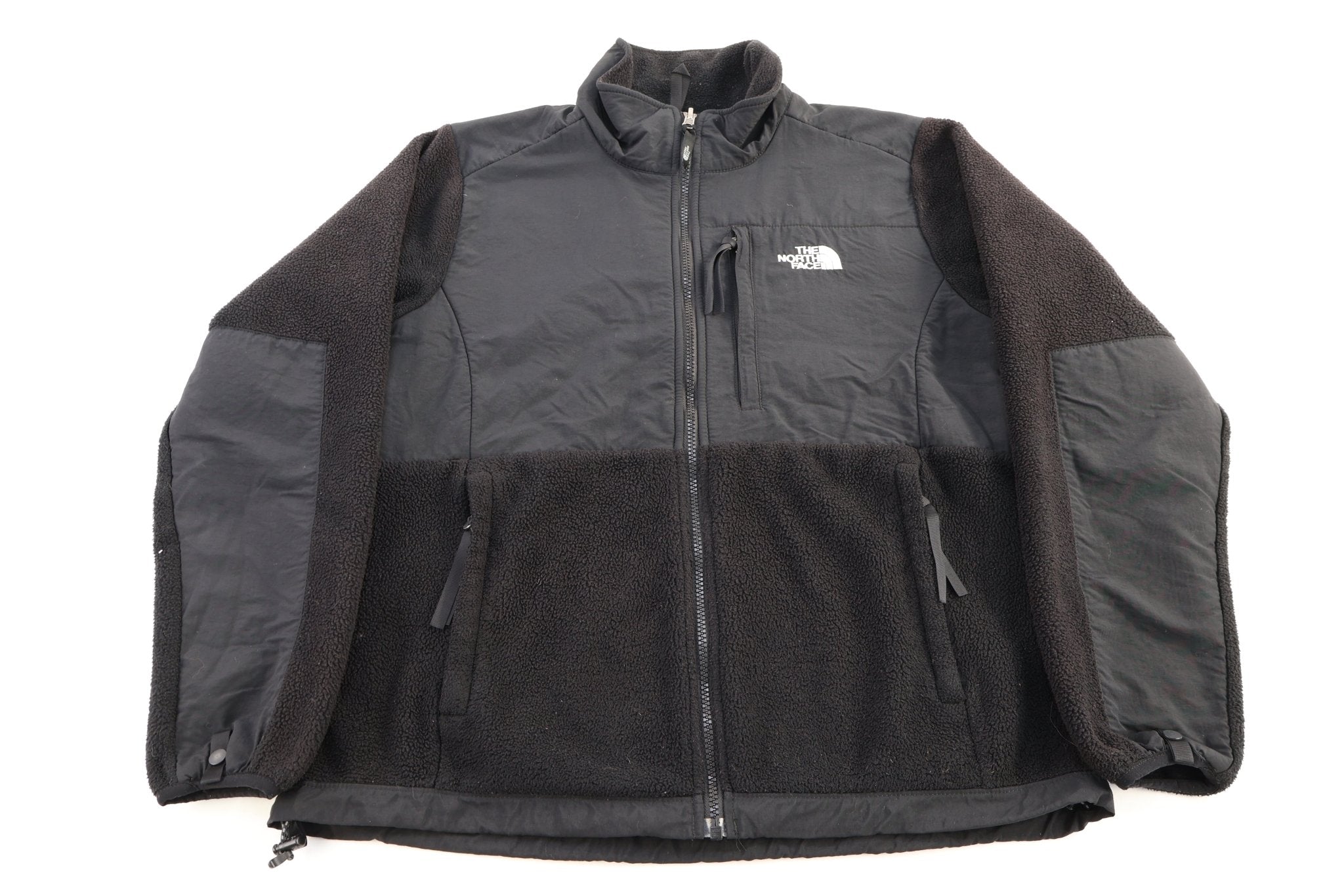 Women's The North Face Embroidered Logo Black Full Zip Jacket - Jacket - Thrifted Threads