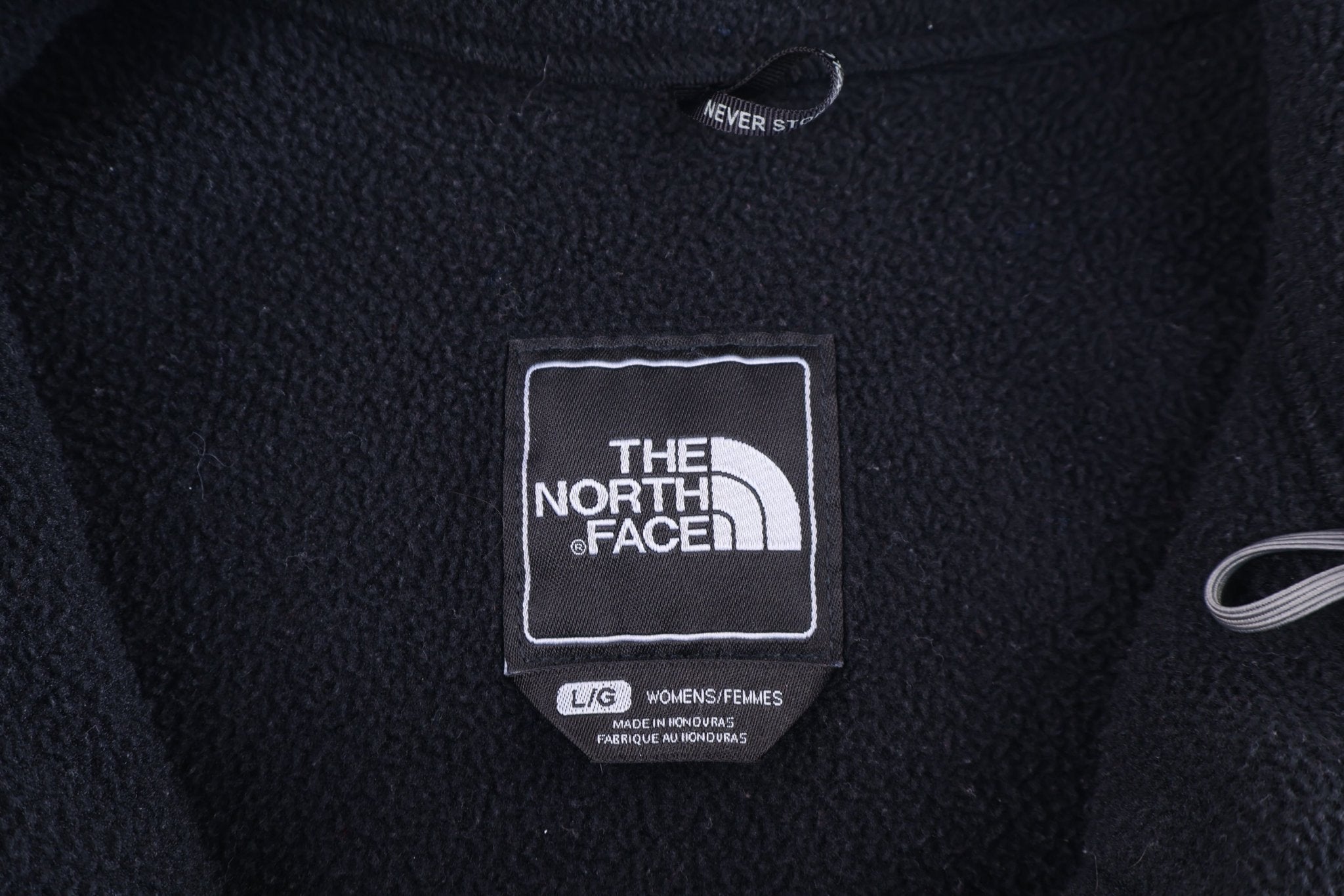 Women's The North Face Embroidered Logo Black Full Zip Jacket - Jacket - Thrifted Threads