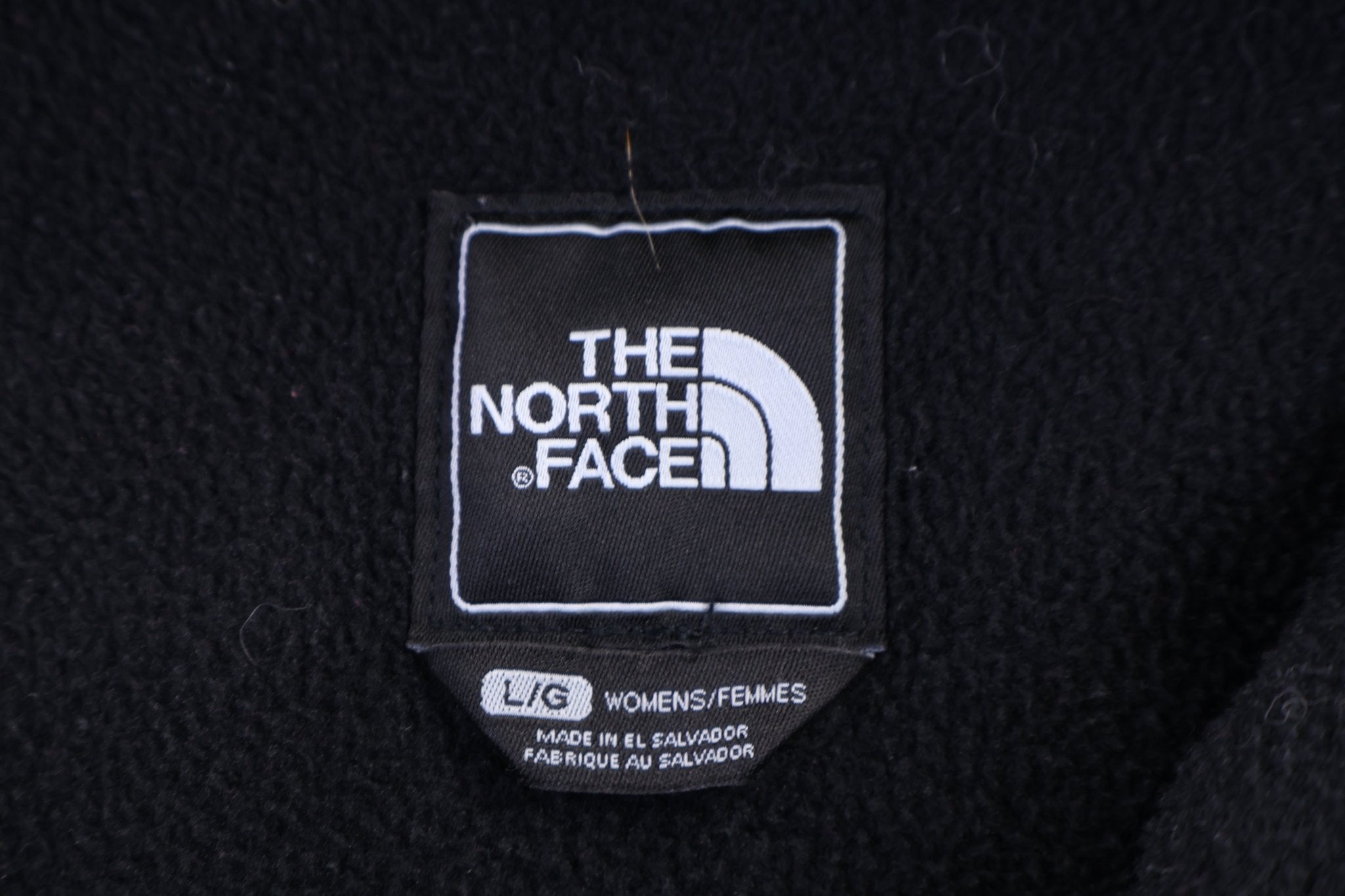 Women's The North Face Embroidered Logo Black Full Zip Jacket - Jacket - Thrifted Threads