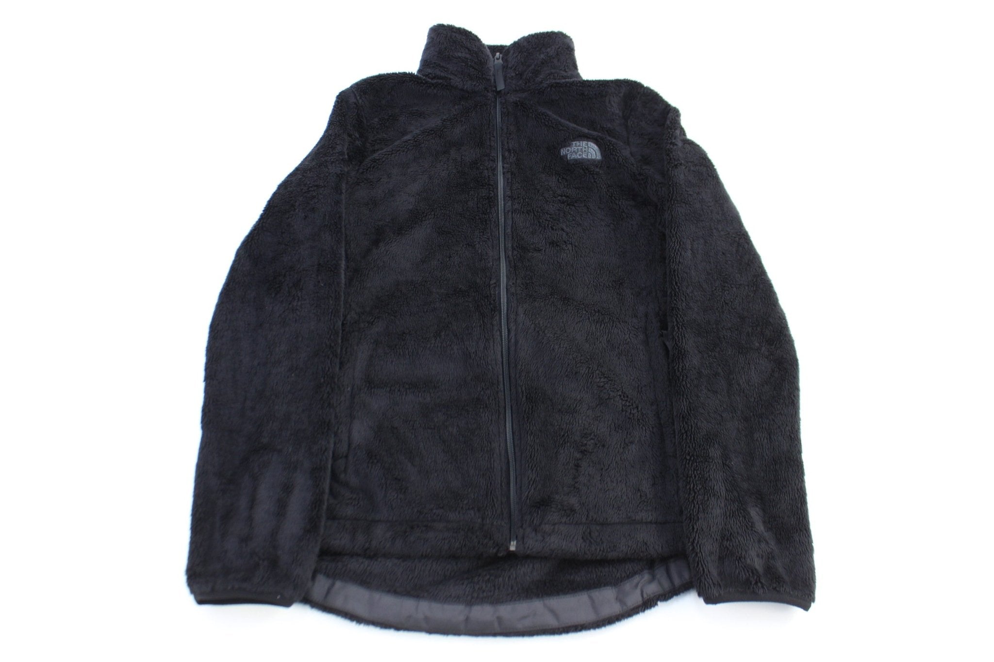 Women's The North Face Embroidered Logo Black Full Zip Jacket - Jacket - Thrifted Threads