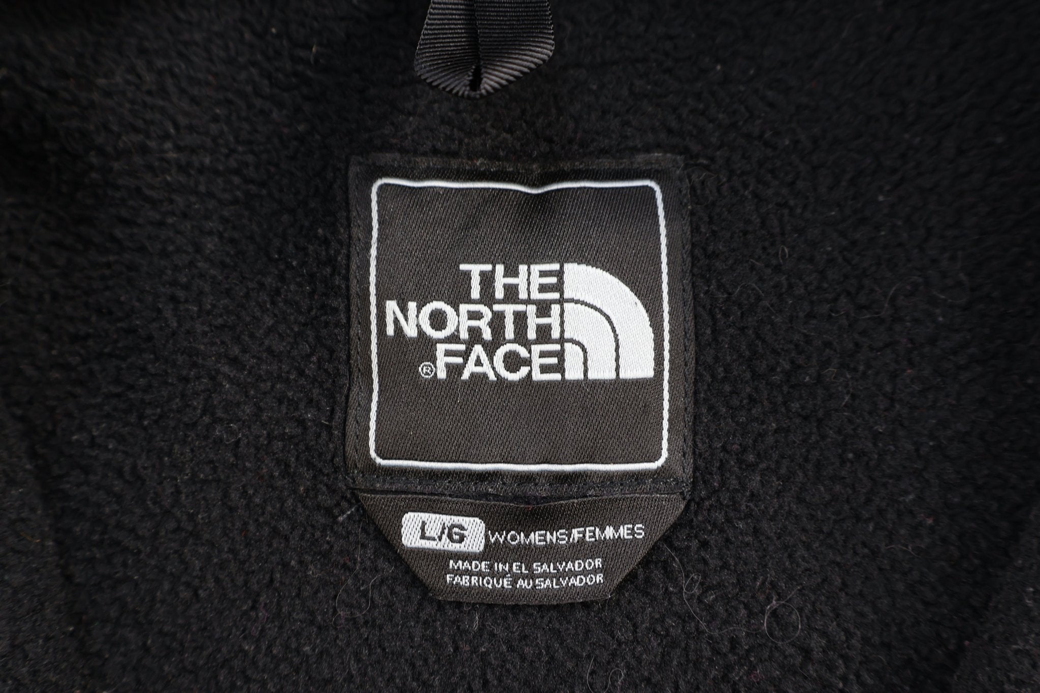 Women's The North Face Embroidered Logo Black Full Zip Jacket - Jacket - Thrifted Threads