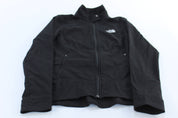 Women's The North Face Embroidered Logo Black Shell Jacket - ThriftedThreads.com