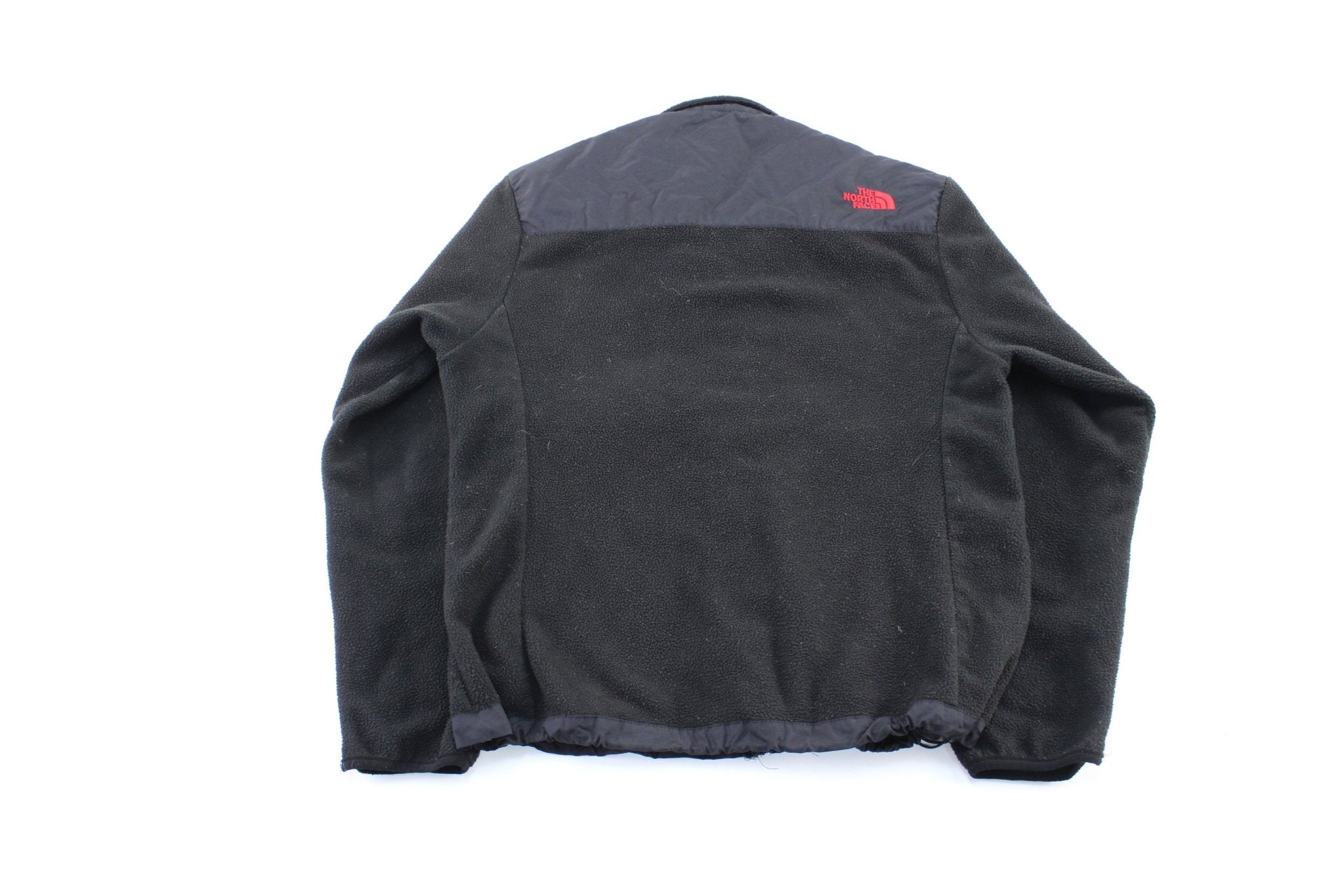 Women's The North Face Embroidered Logo Black Zip Up Jacket - ThriftedThreads.com