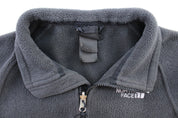 Women's The North Face Embroidered Logo Black Zip Up Jacket - ThriftedThreads.com