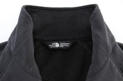 Women's The North Face Embroidered Logo Black Zip Up Jacket - ThriftedThreads.com