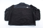 Women's The North Face Embroidered Logo Black Zip Up Jacket - ThriftedThreads.com