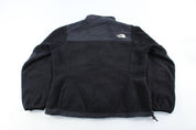 Women's The North Face Embroidered Logo Black Zip Up Jacket - ThriftedThreads.com