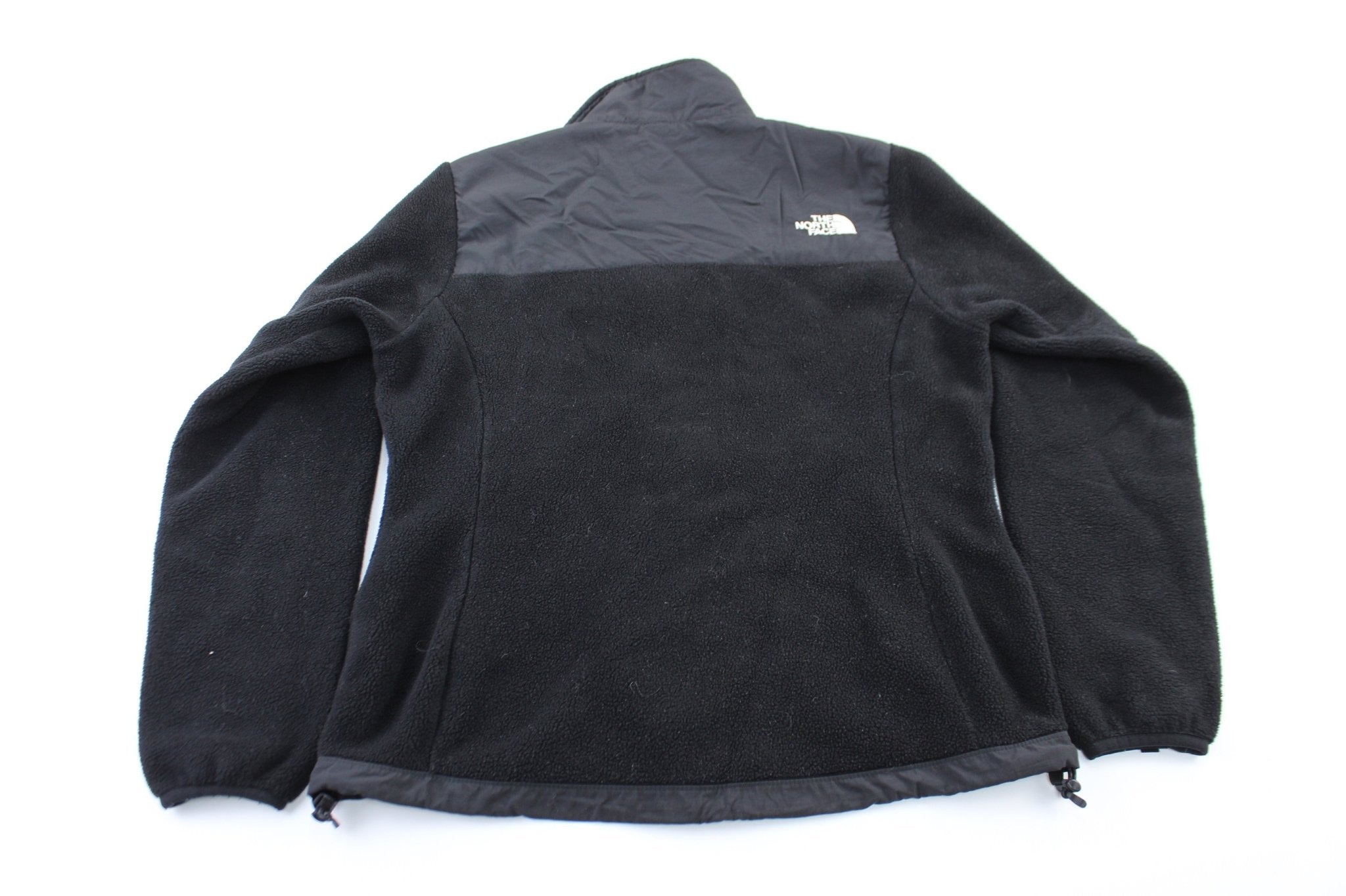 Women's The North Face Embroidered Logo Black Zip Up Jacket - ThriftedThreads.com