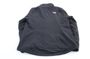 Women's The North Face Embroidered Logo Black Zip Up Jacket - ThriftedThreads.com