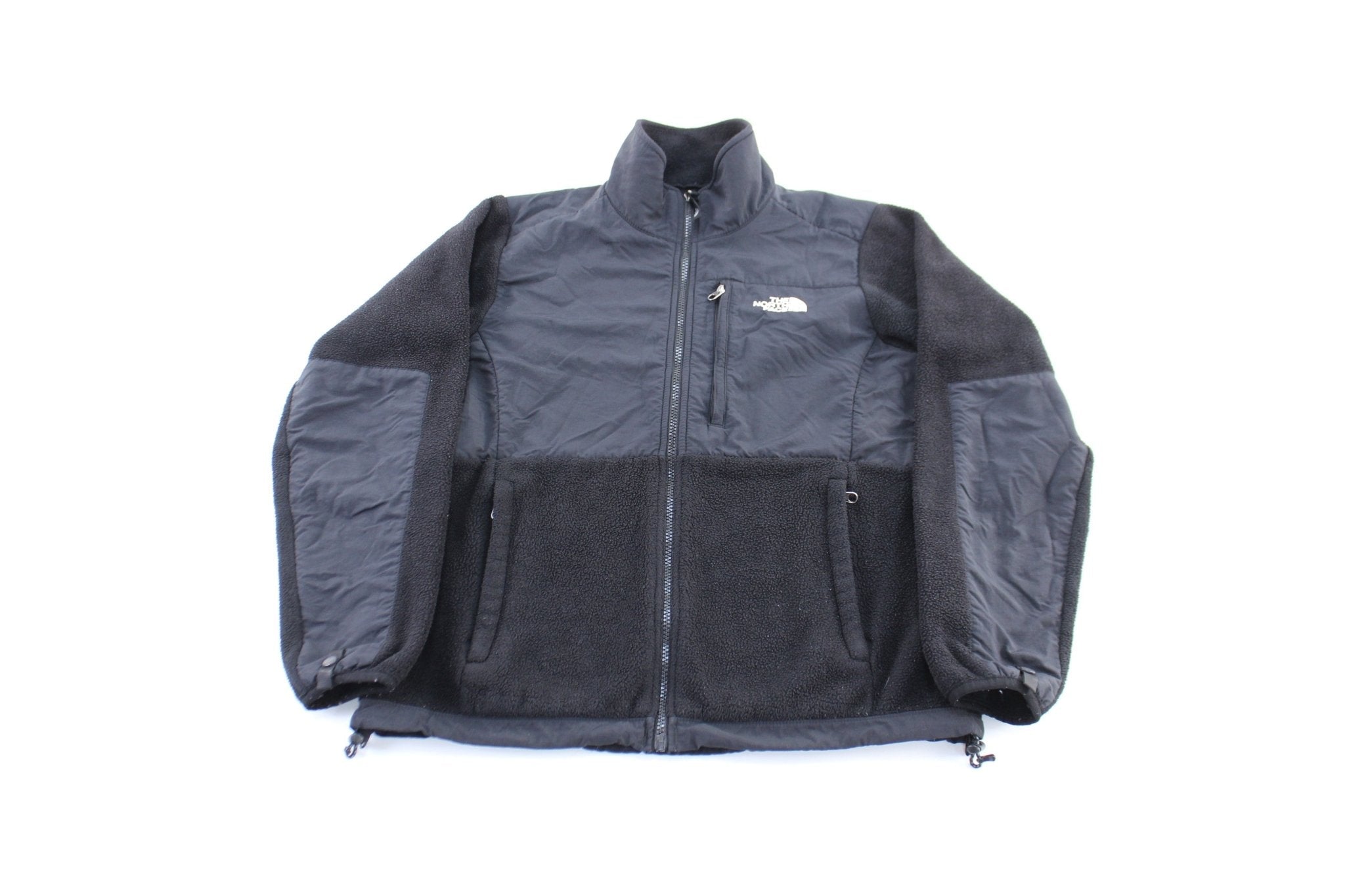 Women's The North Face Embroidered Logo Black Zip Up Jacket - Jacket - Thrifted Threads