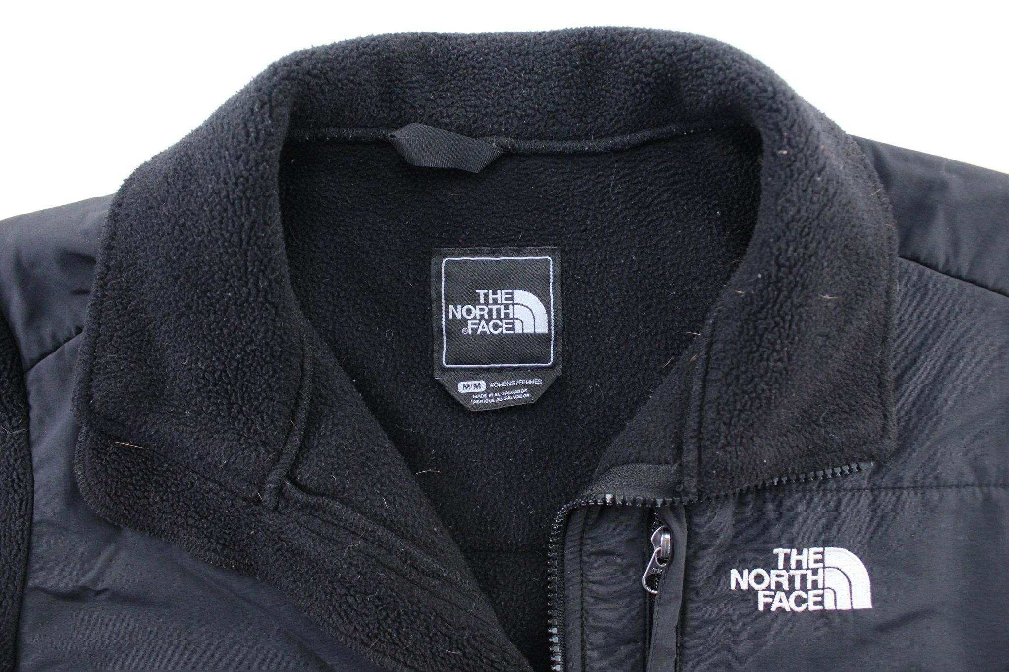 Women's The North Face Embroidered Logo Black Zip Up Jacket - Jacket - Thrifted Threads