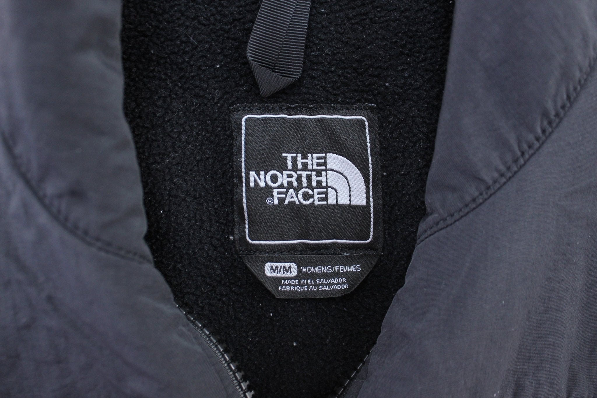 Women's The North Face Embroidered Logo Black Zip Up Jacket - Jacket - Thrifted Threads