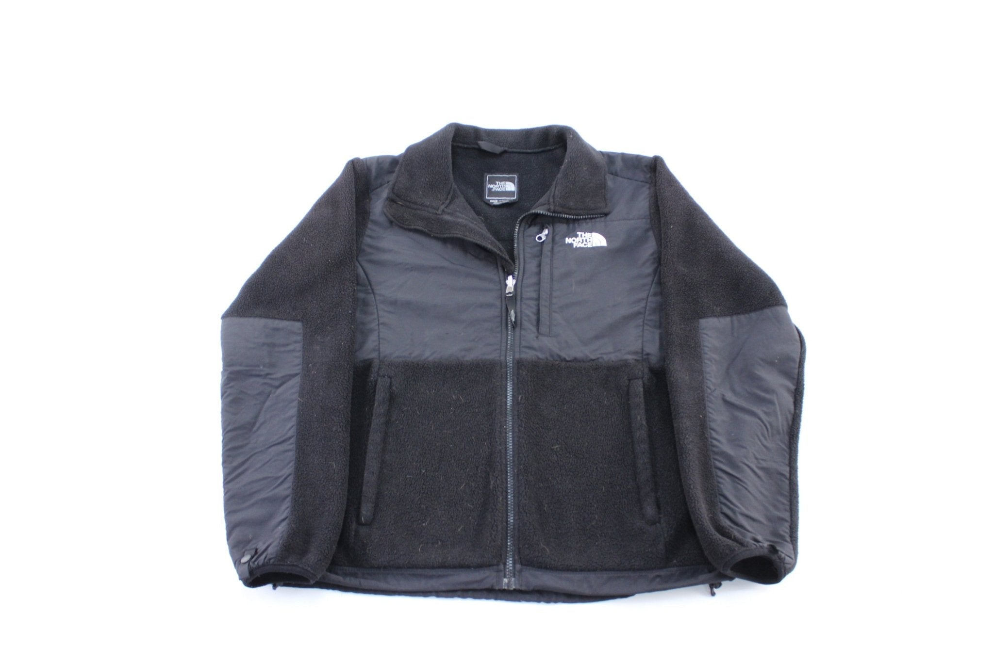Women's The North Face Embroidered Logo Black Zip Up Jacket - Jacket - Thrifted Threads
