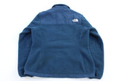 Women's The North Face Embroidered Logo Blue Full Zip Jacket - jacket - Thrifted Threads