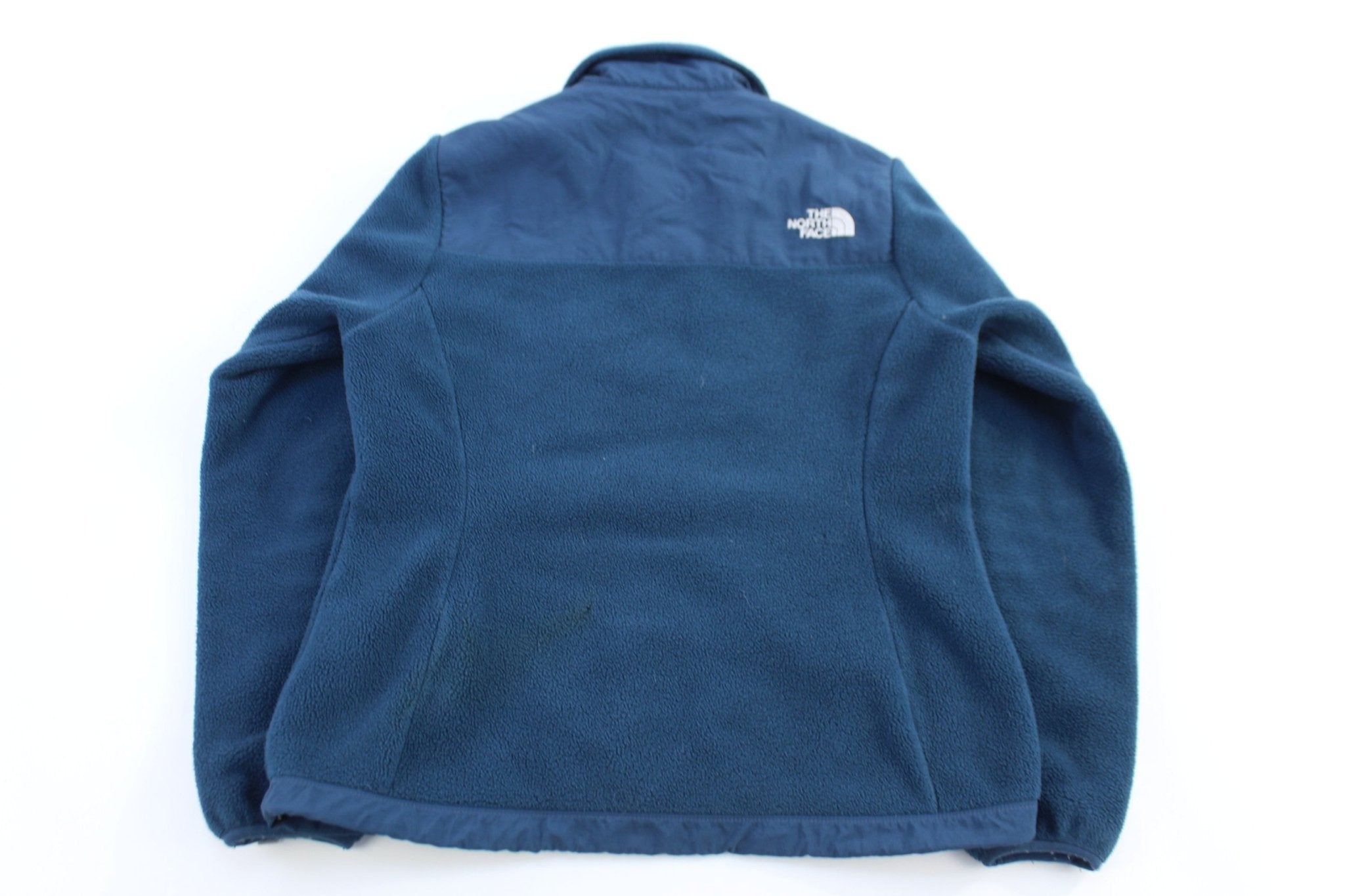 Women's The North Face Embroidered Logo Blue Full Zip Jacket - jacket - Thrifted Threads