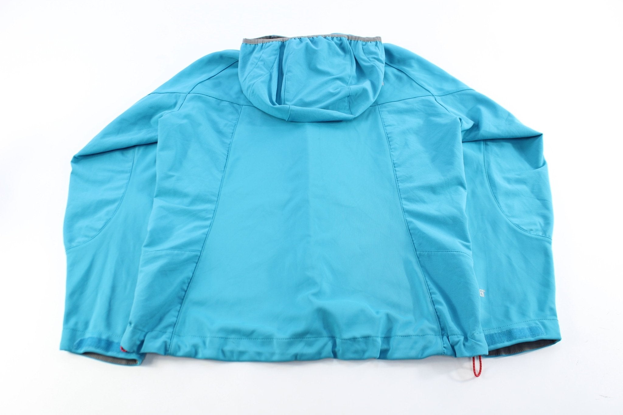 Women's The North Face Embroidered Logo Blue Zip Up Jacket - ThriftedThreads.com