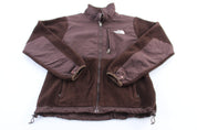 Women's The North Face Embroidered Logo Brown Denali Jacket - ThriftedThreads.com