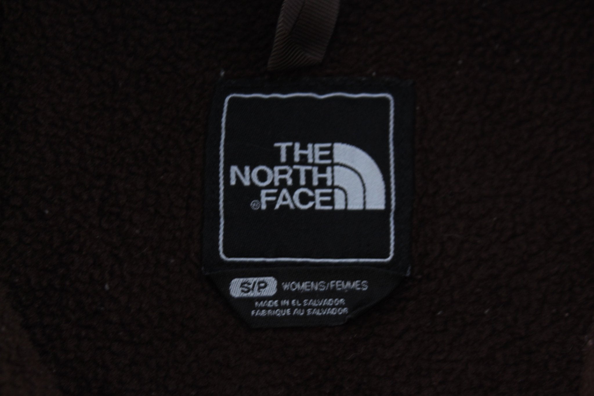 Women's The North Face Embroidered Logo Brown Denali Jacket - ThriftedThreads.com