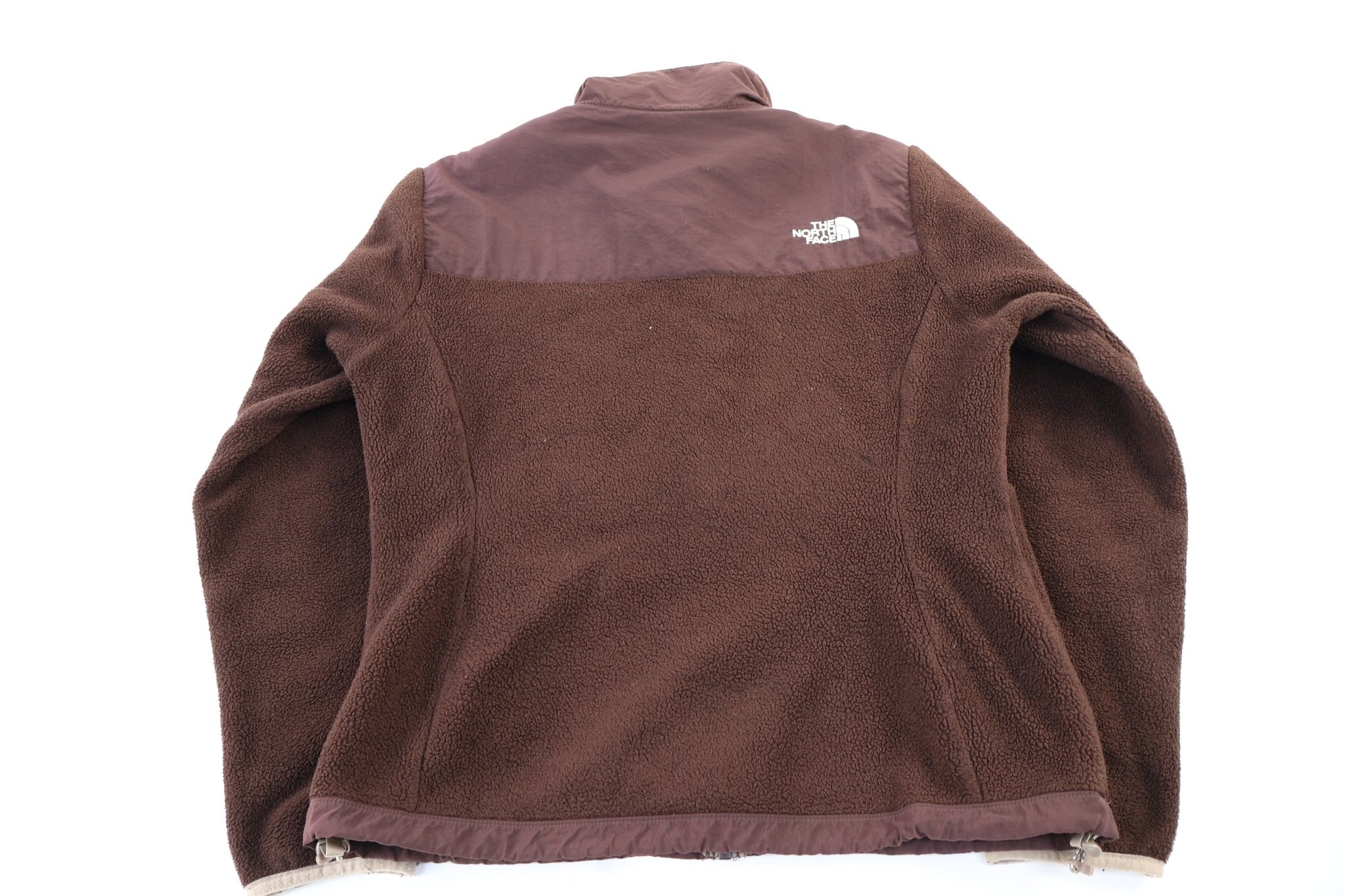 Women's The North Face Embroidered Logo Brown Full Zip Jacket - Jacket - Thrifted Threads