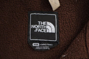Women's The North Face Embroidered Logo Brown Full Zip Jacket - Jacket - Thrifted Threads