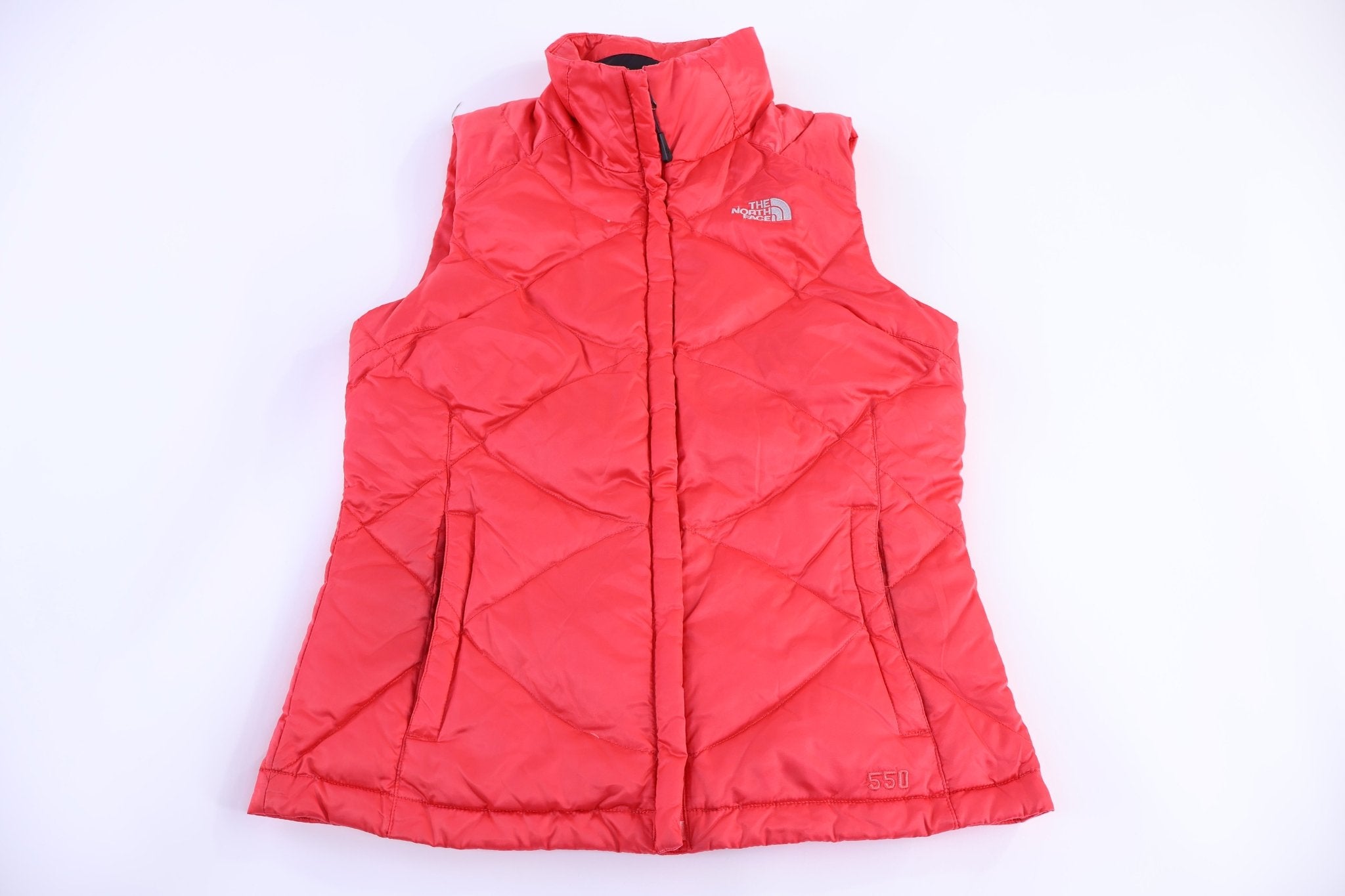 Women's The North Face Embroidered Logo Full Zip Puffer Vest - Vest - Thrifted Threads