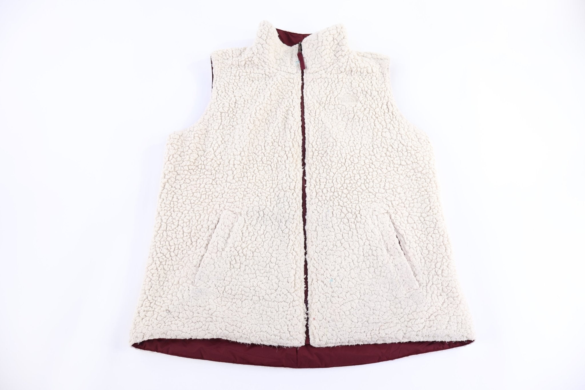 Women's The North Face Embroidered Logo Full Zip Reversible Vest - Vest - Thrifted Threads