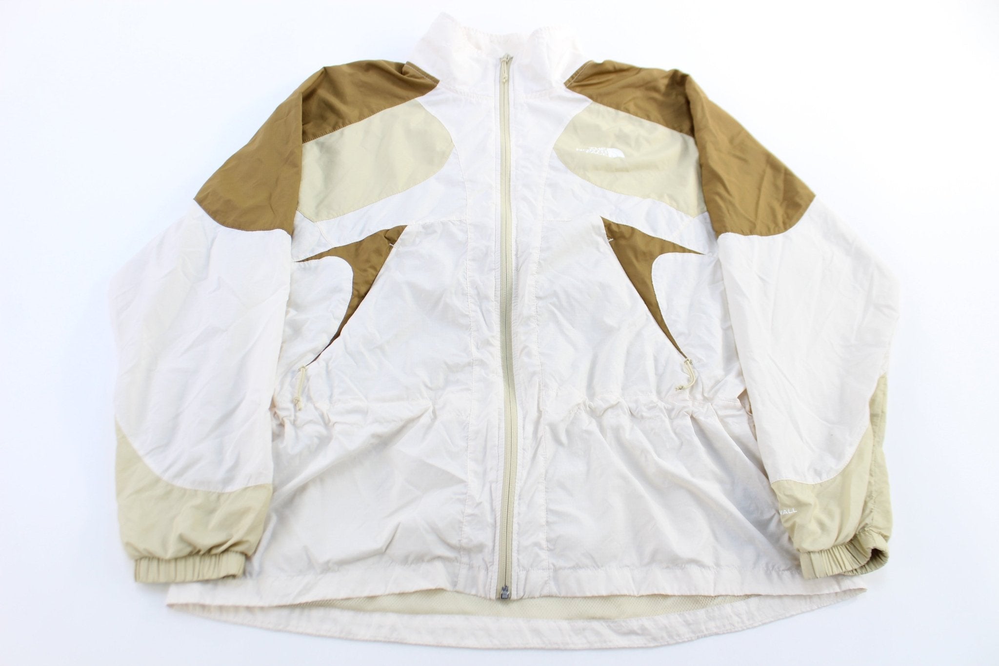 Women's The North Face Embroidered Logo Full Zip Windbreaker - ThriftedThreads.com