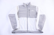 Women's The North Face Embroidered Logo Grey & White Jacket - Jacket - Thrifted Threads