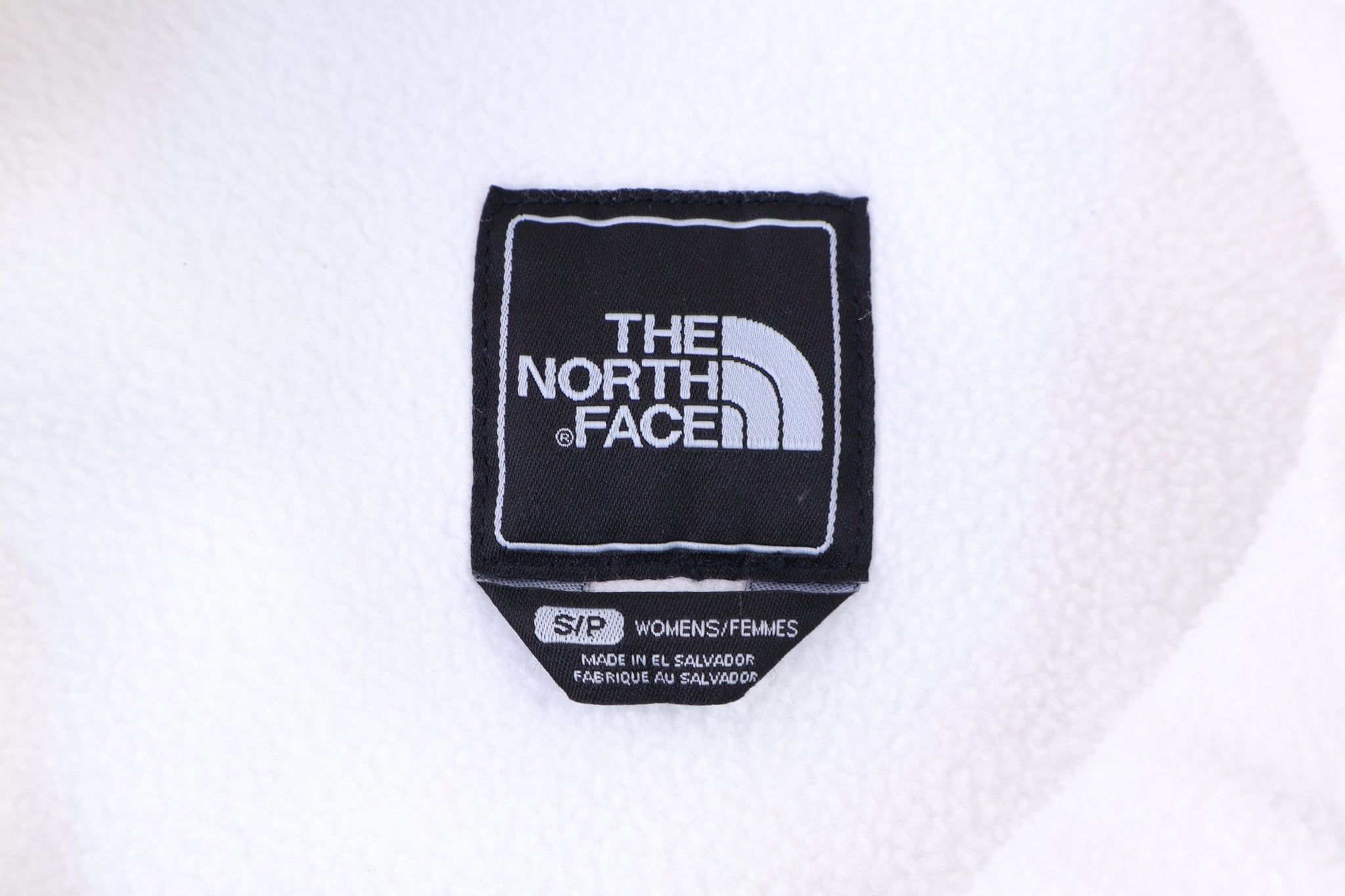 Women's The North Face Embroidered Logo Grey & White Jacket - Jacket - Thrifted Threads