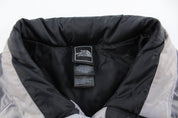 Women's The North Face Embroidered Logo Grey Zip Up Jacket - ThriftedThreads.com