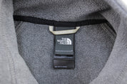 Women's The North Face Embroidered Logo Grey Zip Up Jacket - ThriftedThreads.com