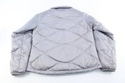 Women's The North Face Embroidered Logo Grey Zip Up Jacket - ThriftedThreads.com