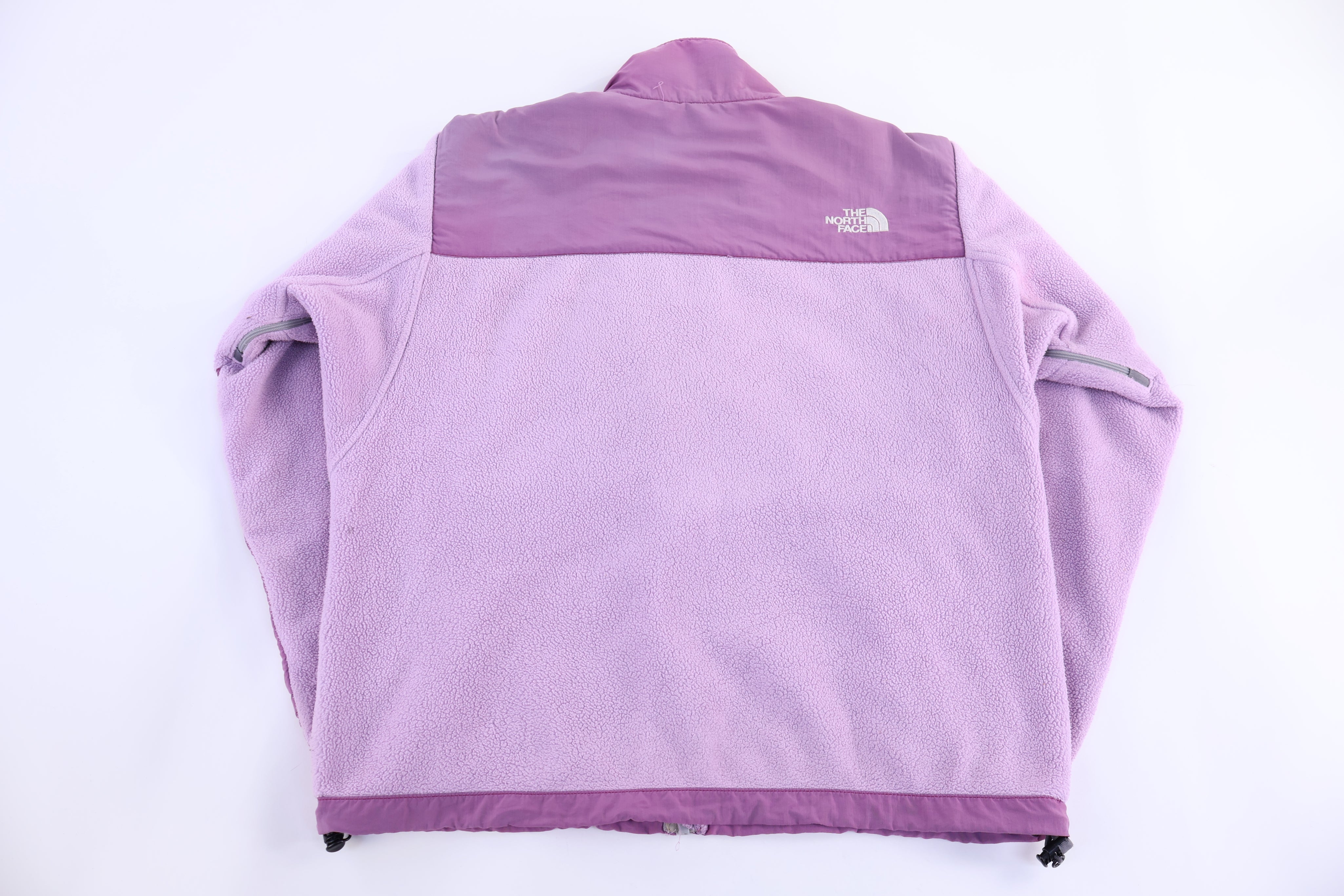 Women's The North Face Embroidered Logo Lavender Denali Jacket - Jacket - Thrifted Threads