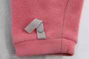 Women's The North Face Embroidered Logo Pink & Grey Full Zip Jacket - Jacket - Thrifted Threads