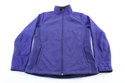 Women's The North Face Embroidered Logo Purple Zip Up Jacket - ThriftedThreads.com