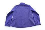 Women's The North Face Embroidered Logo Purple Zip Up Jacket - ThriftedThreads.com