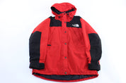 Women's The North Face Embroidered Logo Red & Black Gore - Tex Jacket - ThriftedThreads.com
