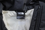 Women's The North Face Embroidered Logo White & Black Puffer Jacket - ThriftedThreads.com