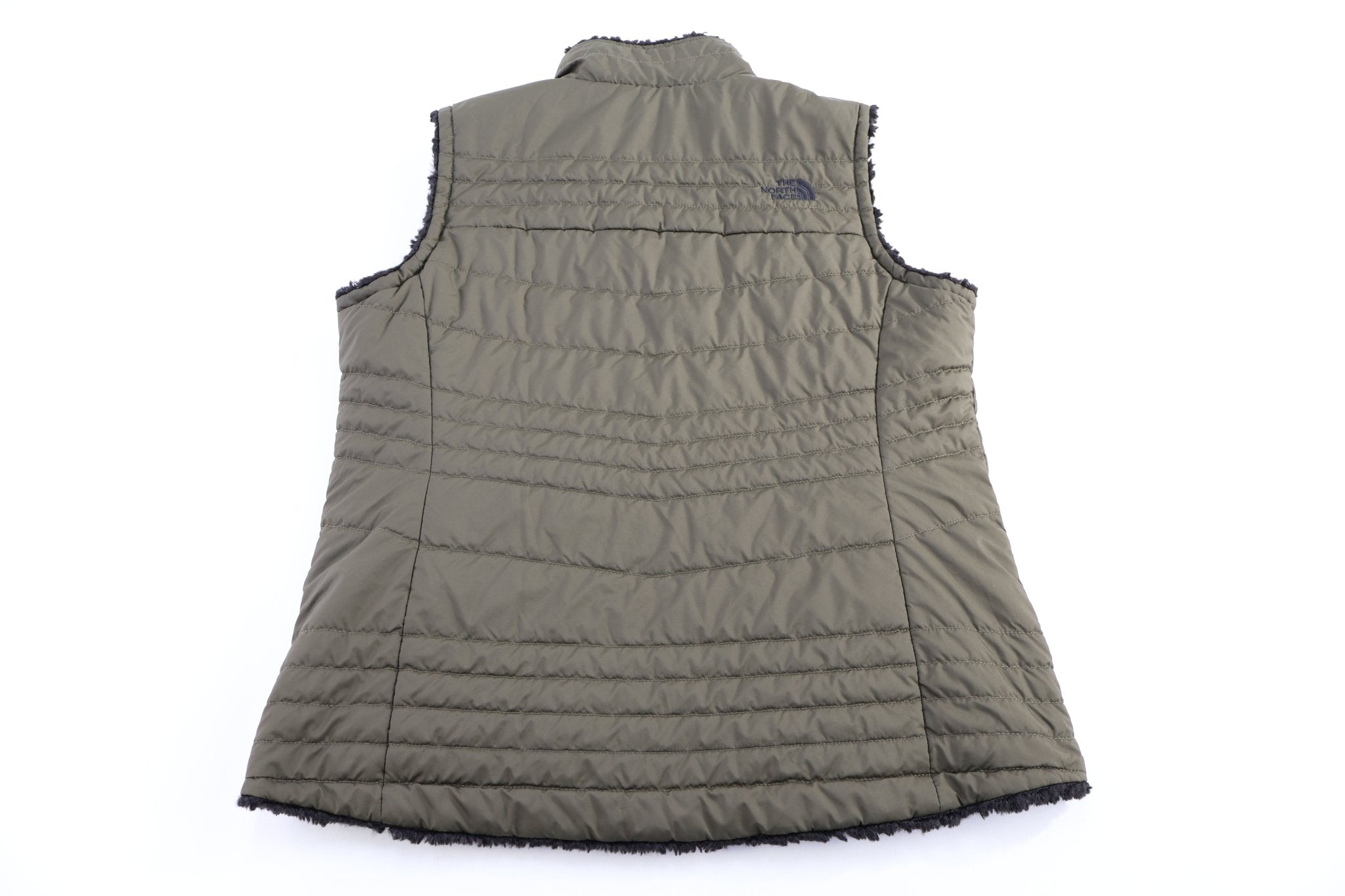 Women's The North Face Green Full Zip Reversible Vest - Vest - Thrifted Threads