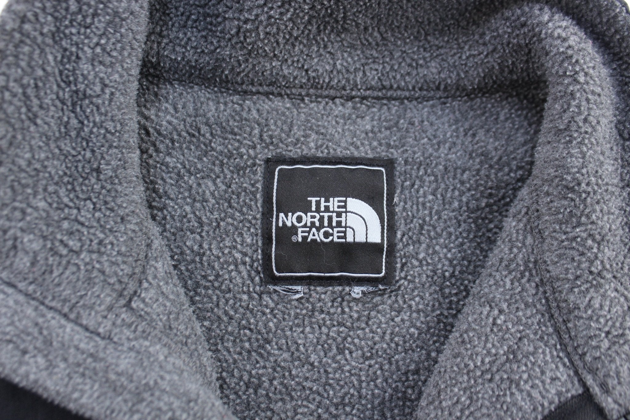 Women's The North Face Grey & Black Denali Jacket - ThriftedThreads.com