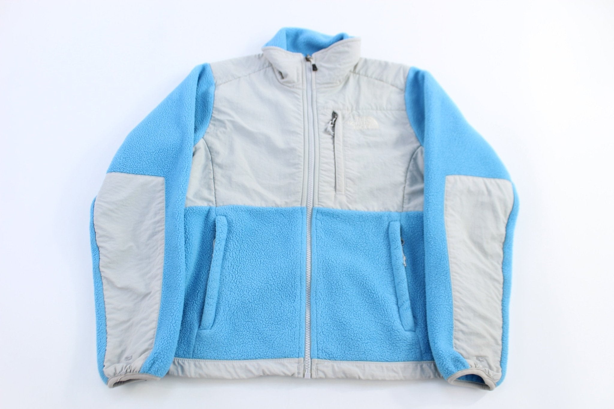Women's The North Face Grey & Blue Full Zip Jacket - Jacket - Thrifted Threads